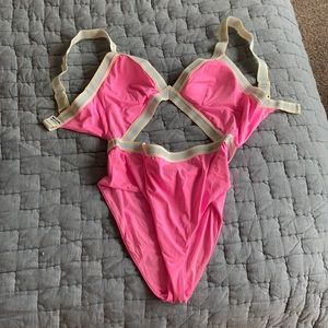 Pink dolce vita bathing suit size medium